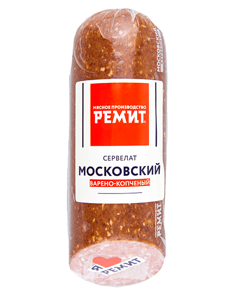  Сервелат Московский в/к миньон 400гр.